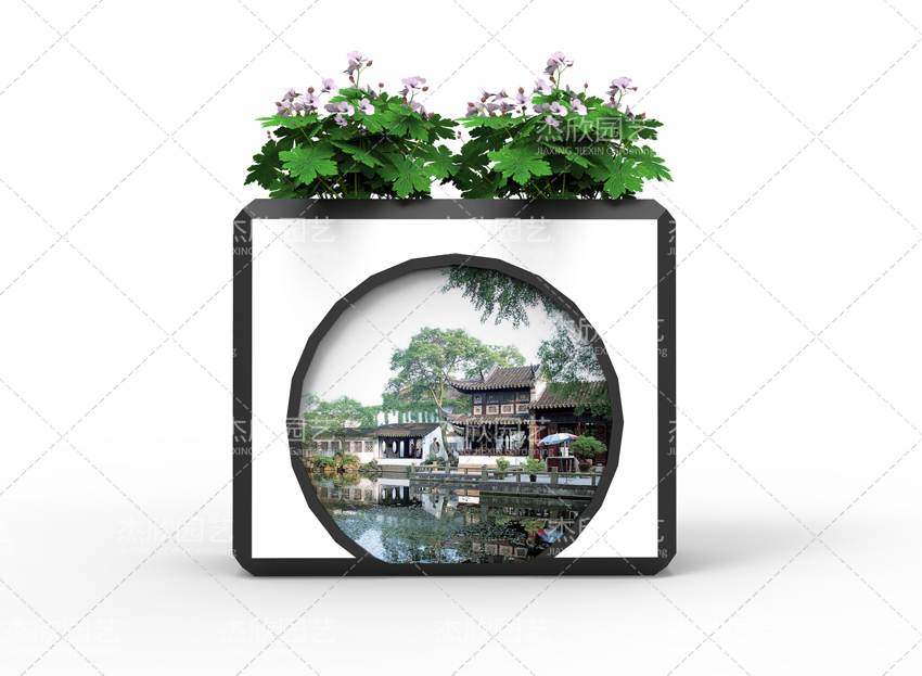 古鎮(zhèn)花箱布置，怎么做？